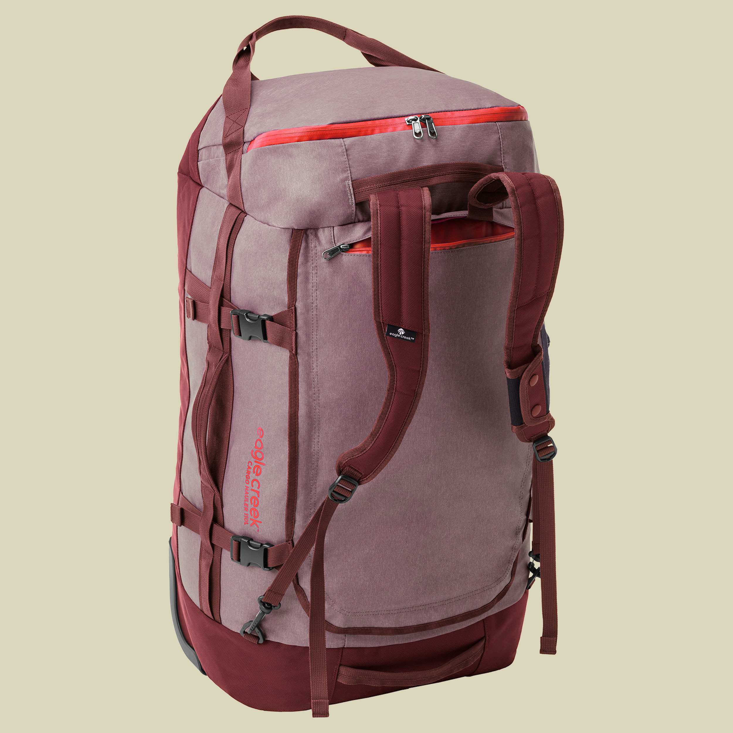 Cargo Hauler Wheeled Duffel 110L rot 110 - Farbe currant