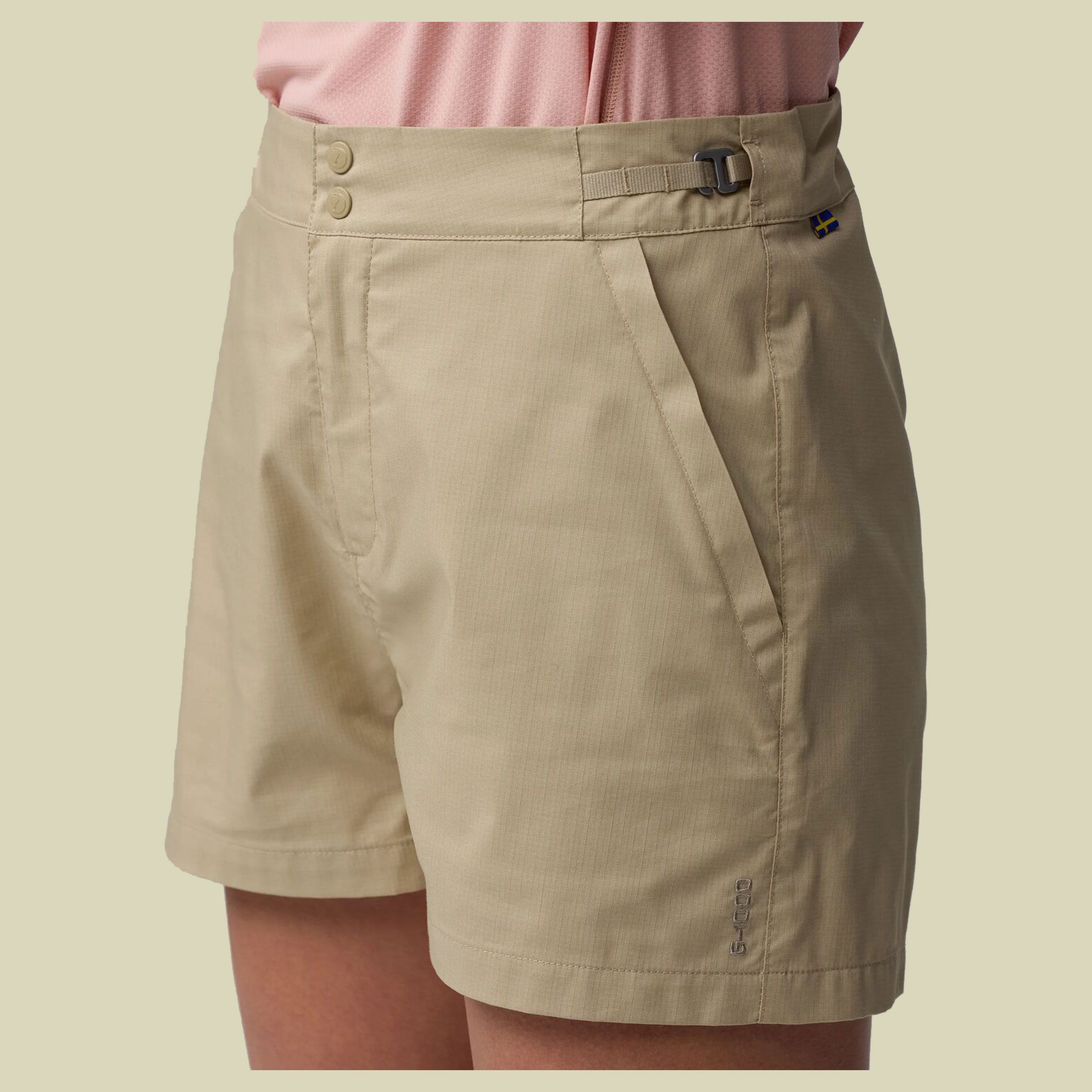 Abisko Hike Shorts Women 40 braun - fossil