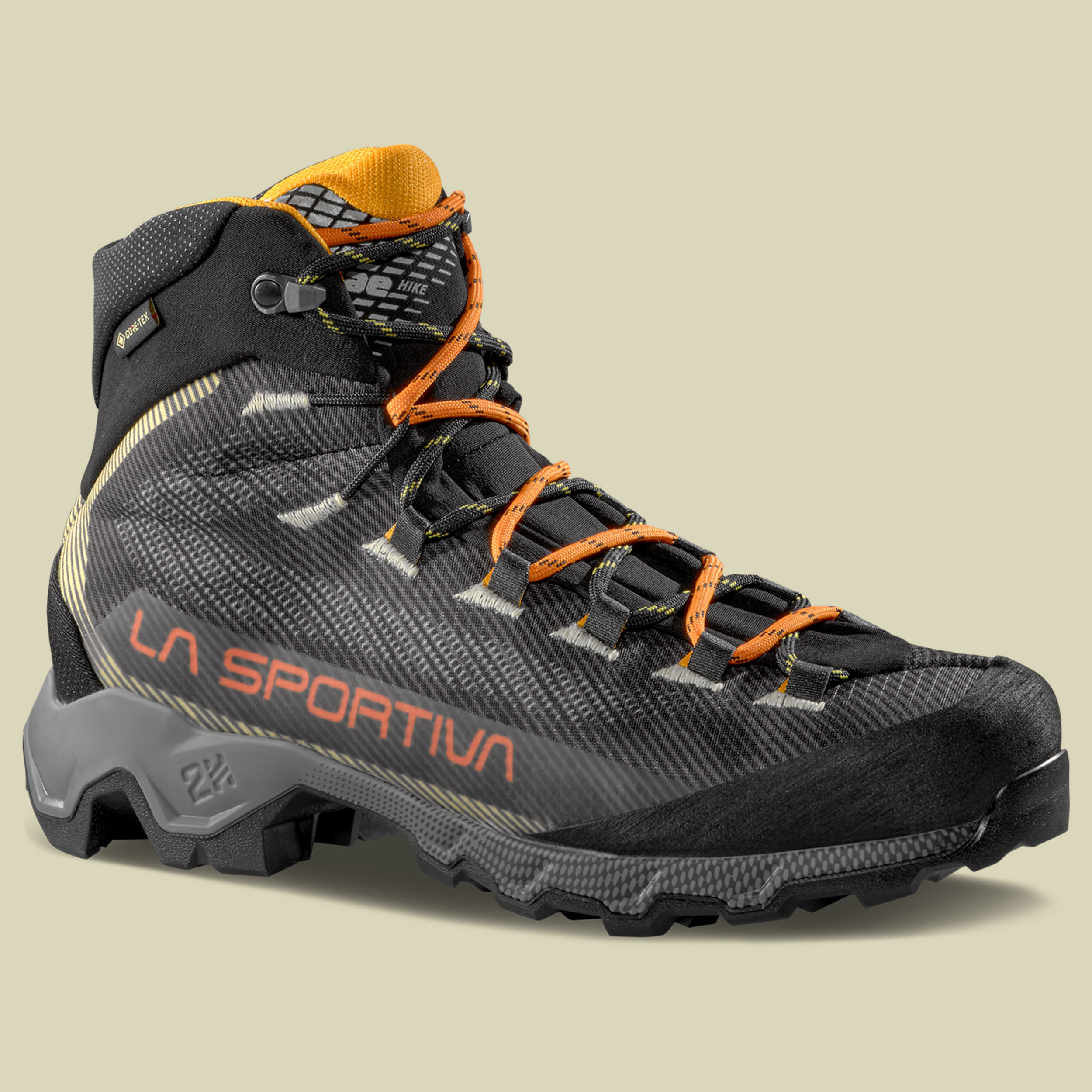 Aequilibrium Hike GTX Men 46 grau - carbon/papaya