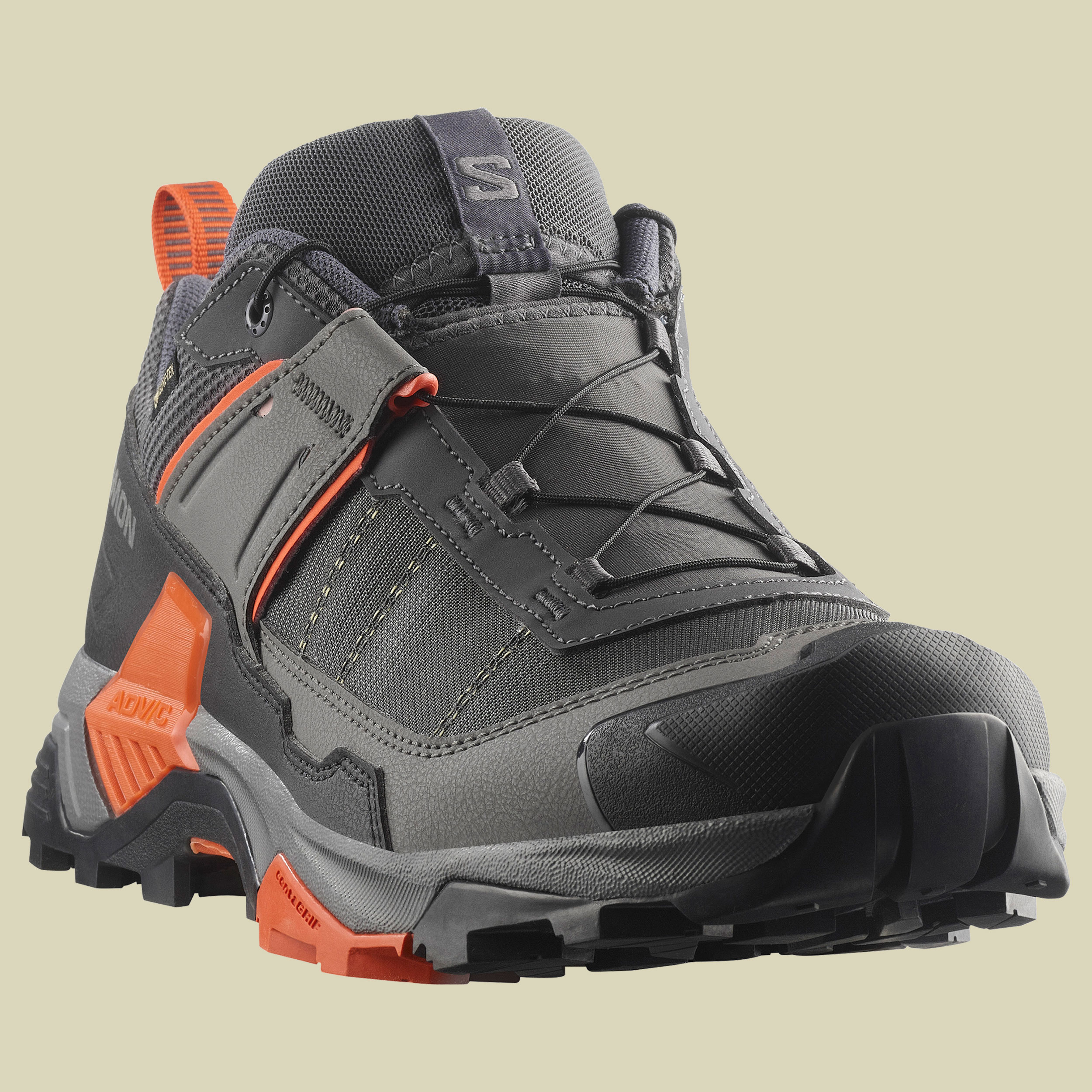 X Ultra 5 GTX Men UK 9 grün - Farbe asphalt/castlerock/burnt ochre