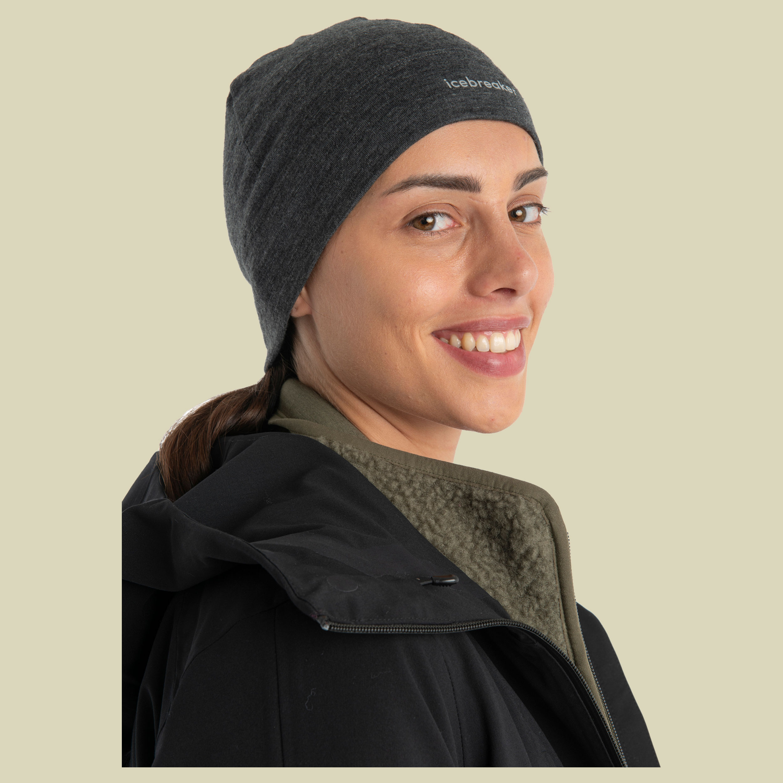 Merino 200 Oasis Beanie Unisex blau one size - baja