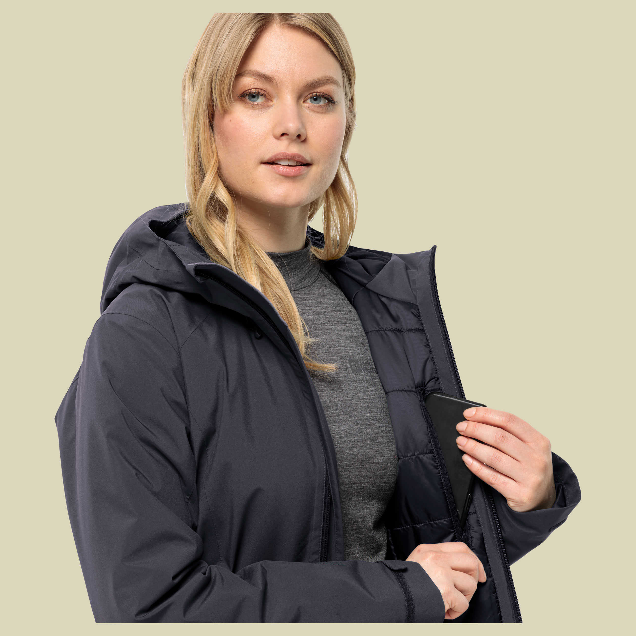 Heidelstein Ins Jacket Women Größe L  Farbe graphite