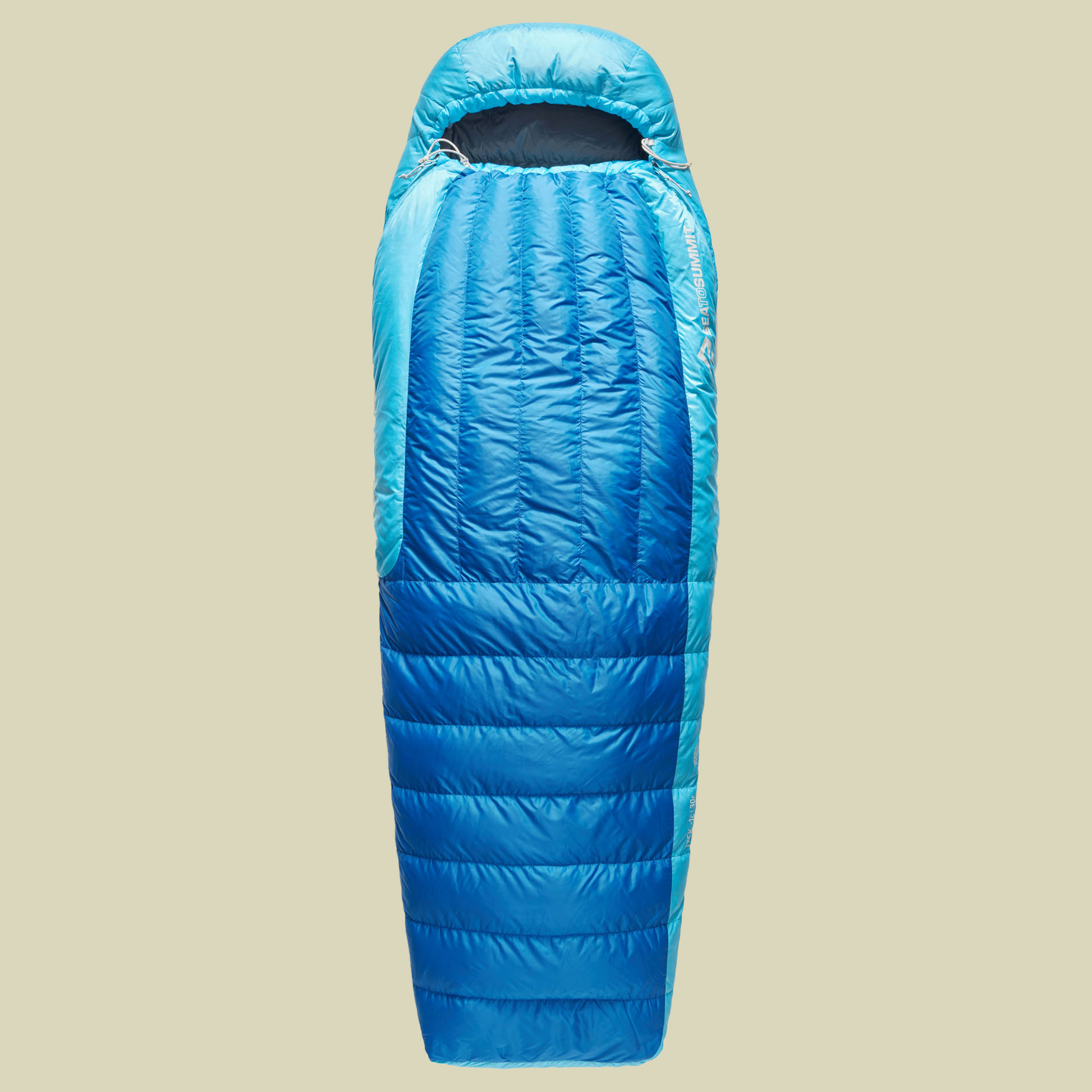 Trek -1C Down Sleeping Bag 185 cm regular snorkel blue