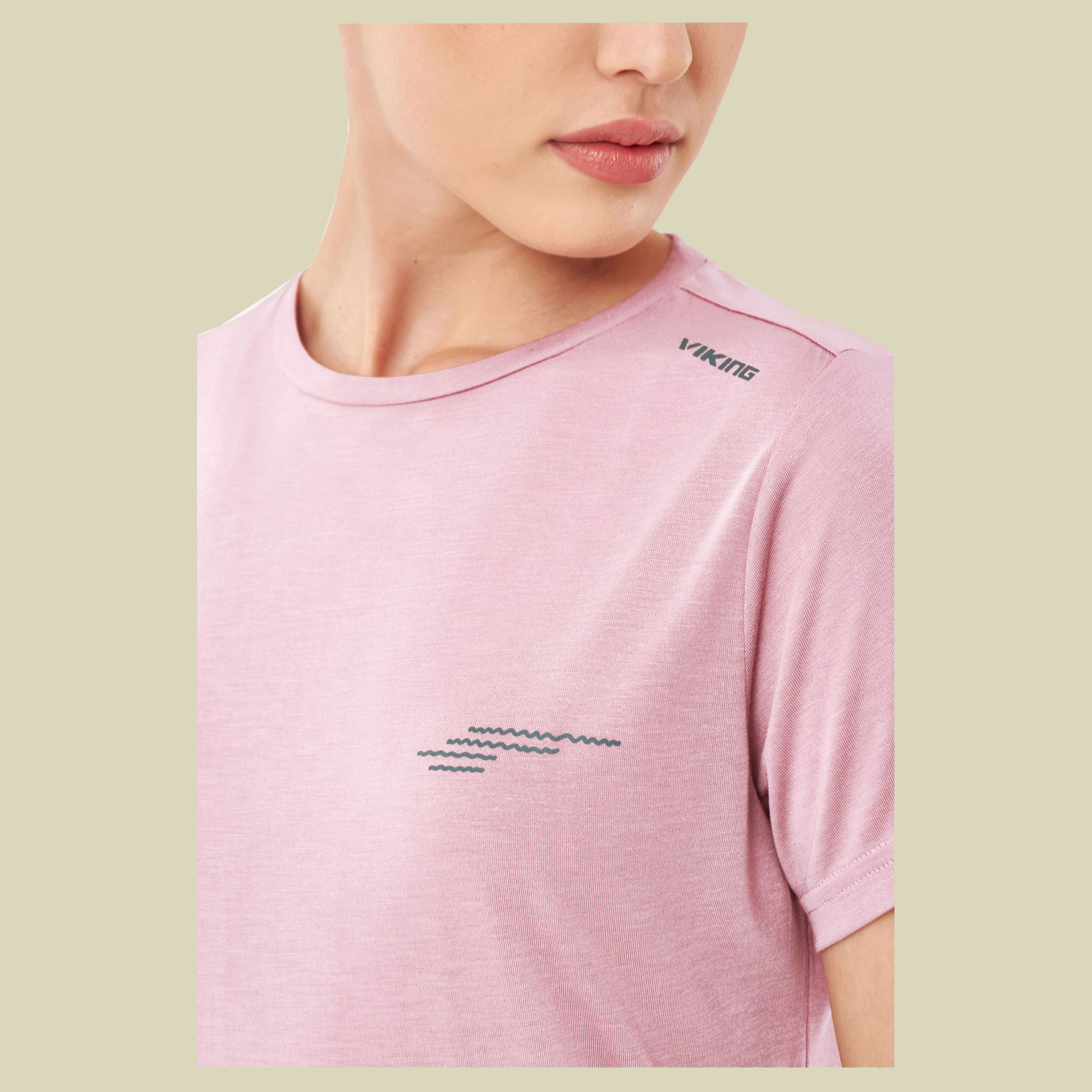 T-Shirt Morain Woman S pink- Farbe light pink