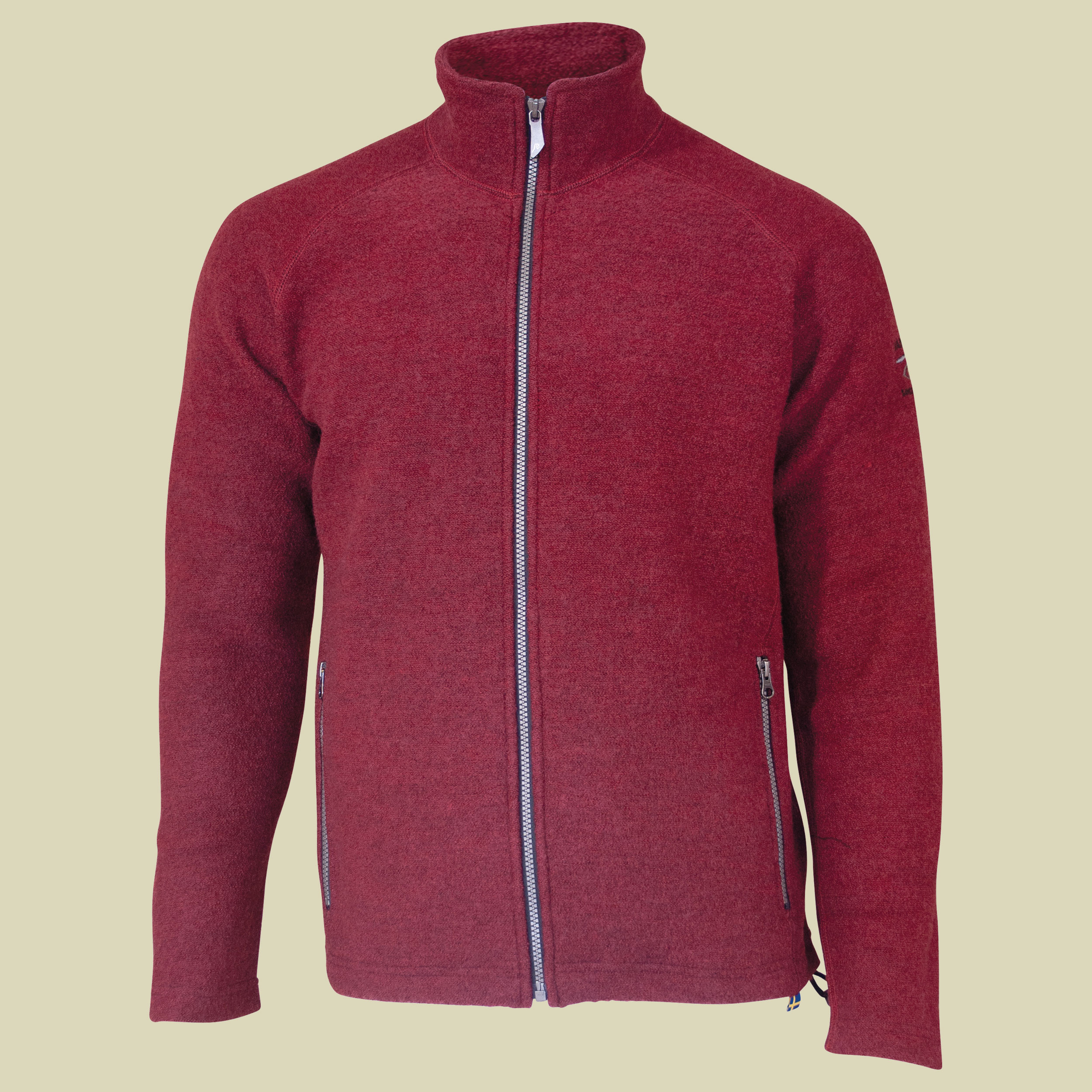 Danny Full Zip Men rot M - deep red