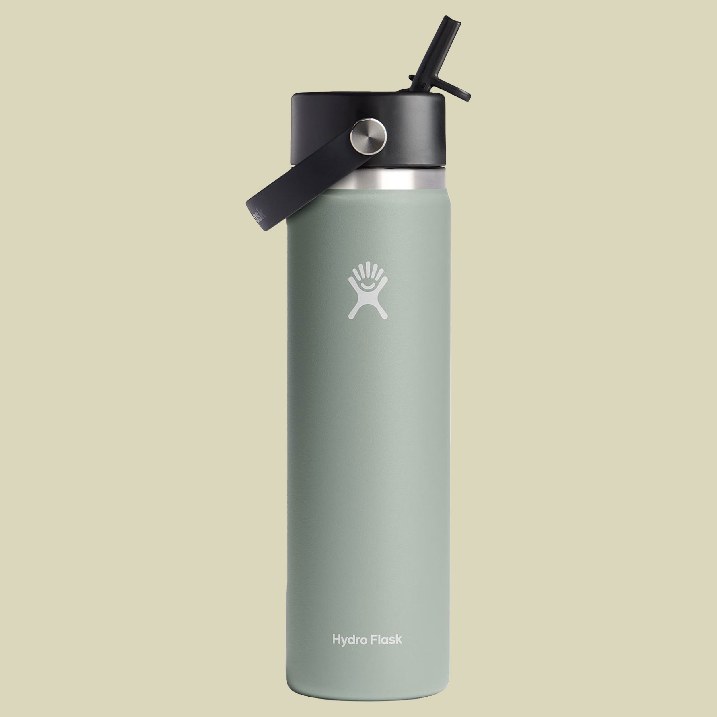 Hydro Flask 24 oz Wide Mouth with Flex Straw Cap Volumen 710 Farbe agave