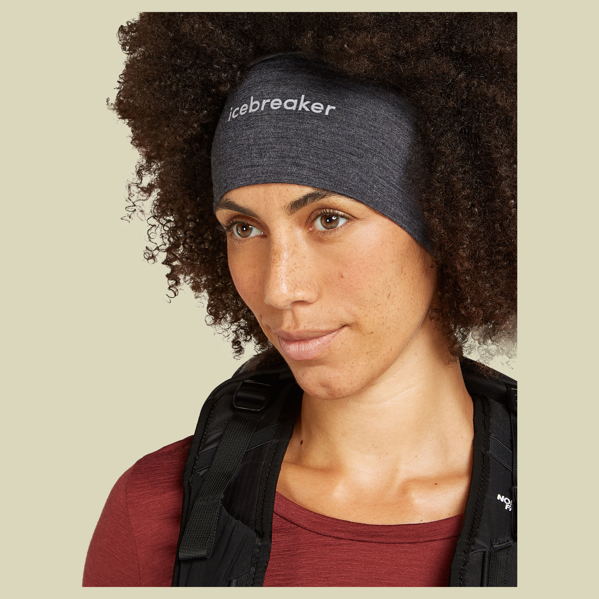 Merino 200 Oasis Headband Unisex grau one size - jet heather-011