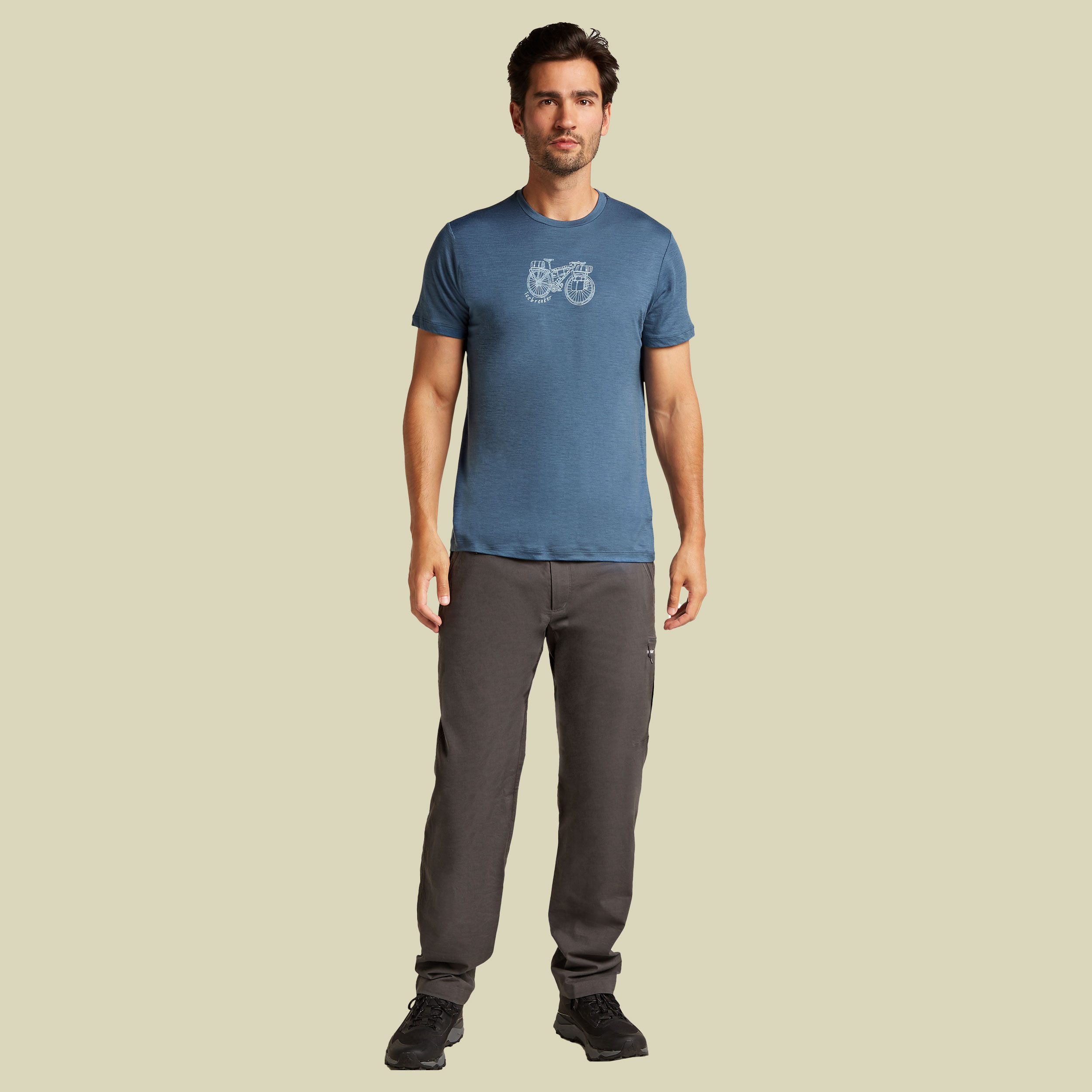 Merino 150 Tech Lite III SS Tee Adventure Ride Men M blau - dawn