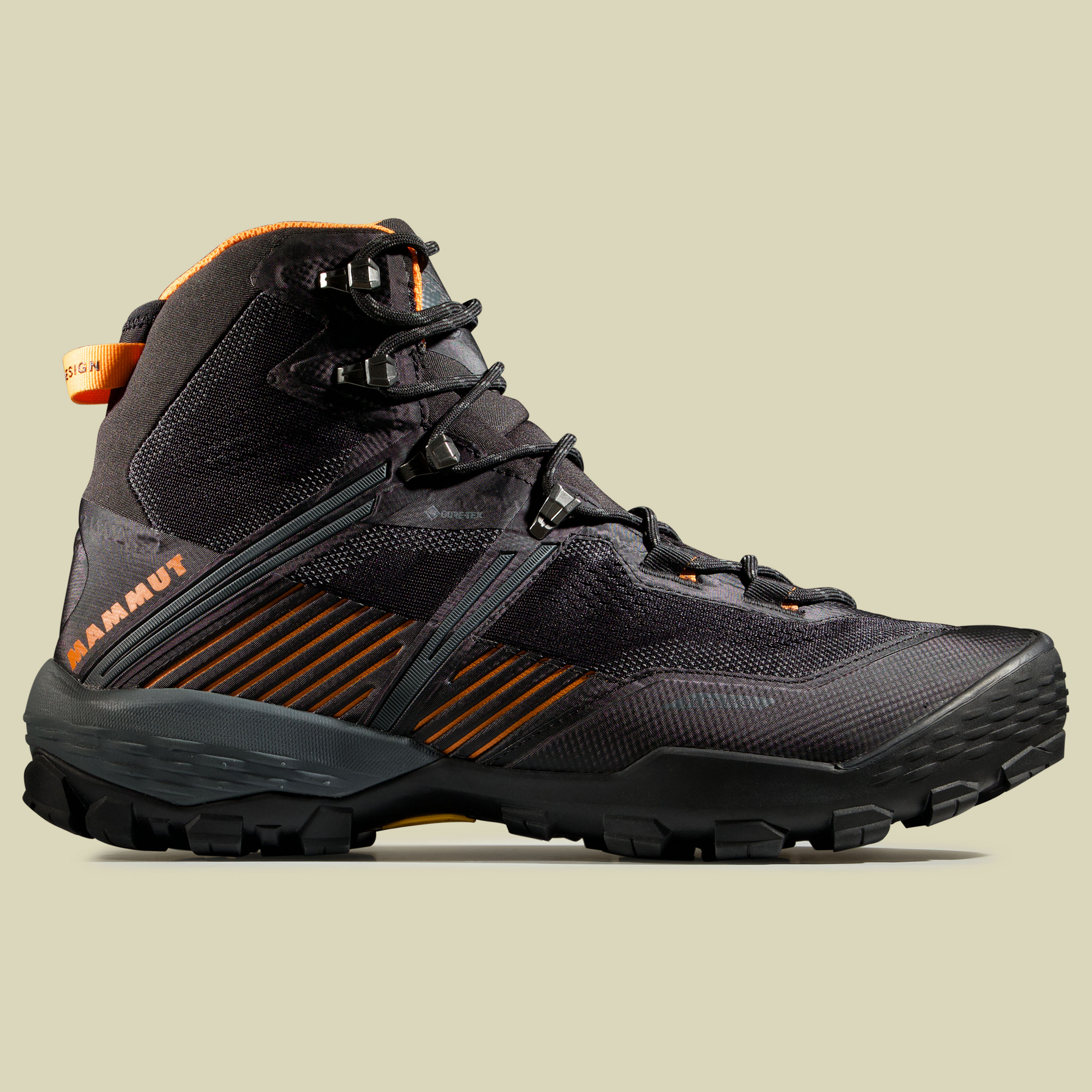 Ducan II High GTX Men UK 10 schwarz - black dark tangerine