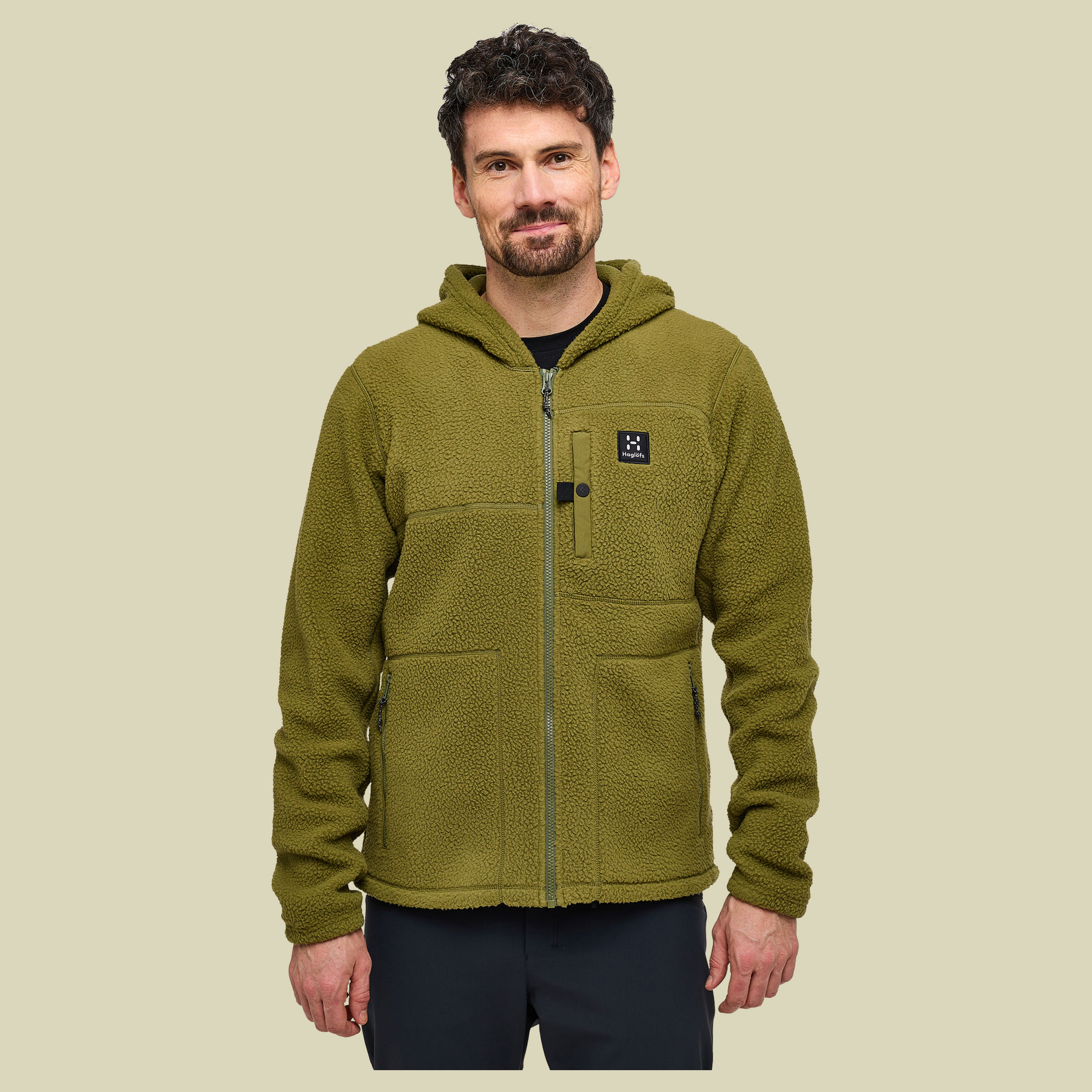 Malung Pile Hood Men Größe XXL Farbe olive green